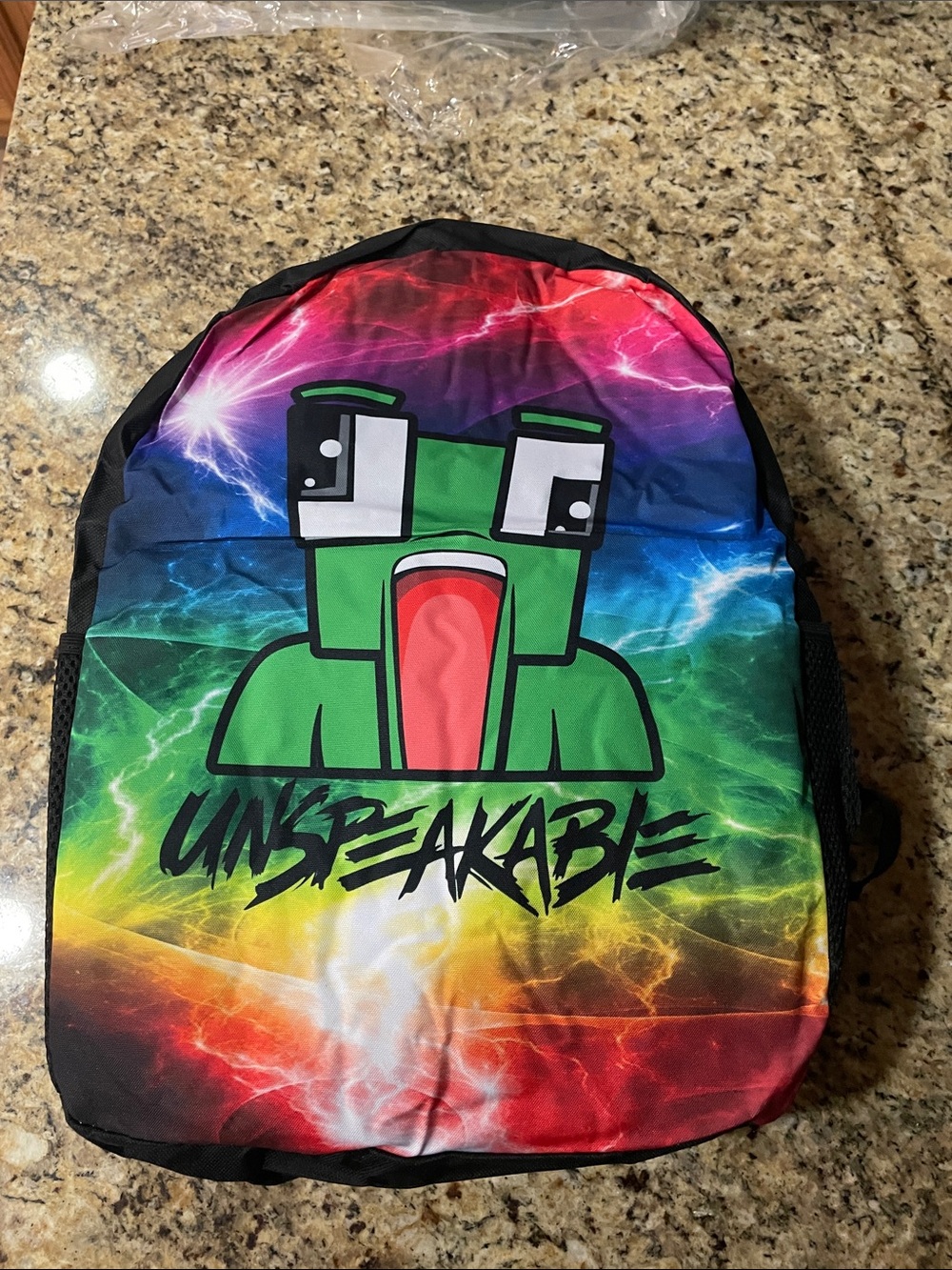 Kids Rainbow "Unspeakable" Character Backpack - Multicolor